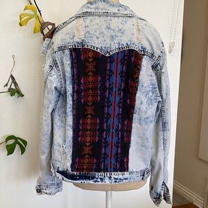 ChiQle Architects one of a kind Vintage acid-wash denim jacket. Size M